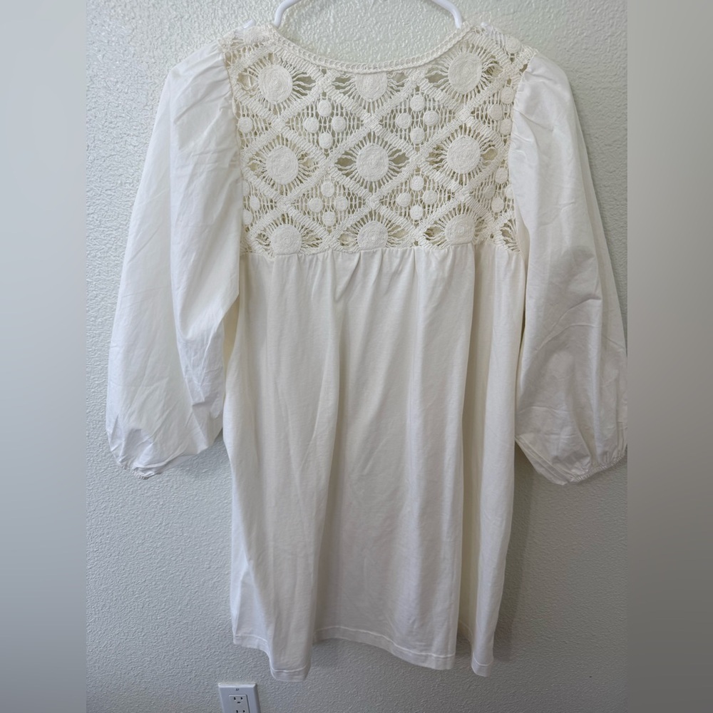 NWOT H&M Lace Detail Jersey Dress Size Medium - Picture 4 of 6